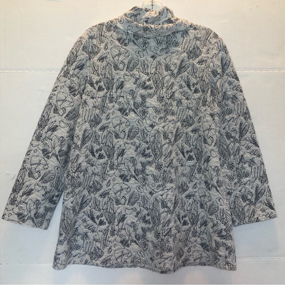 Habitat a-line tunic with relaxed cowl neck abstract print size small - Picture 2 of 8